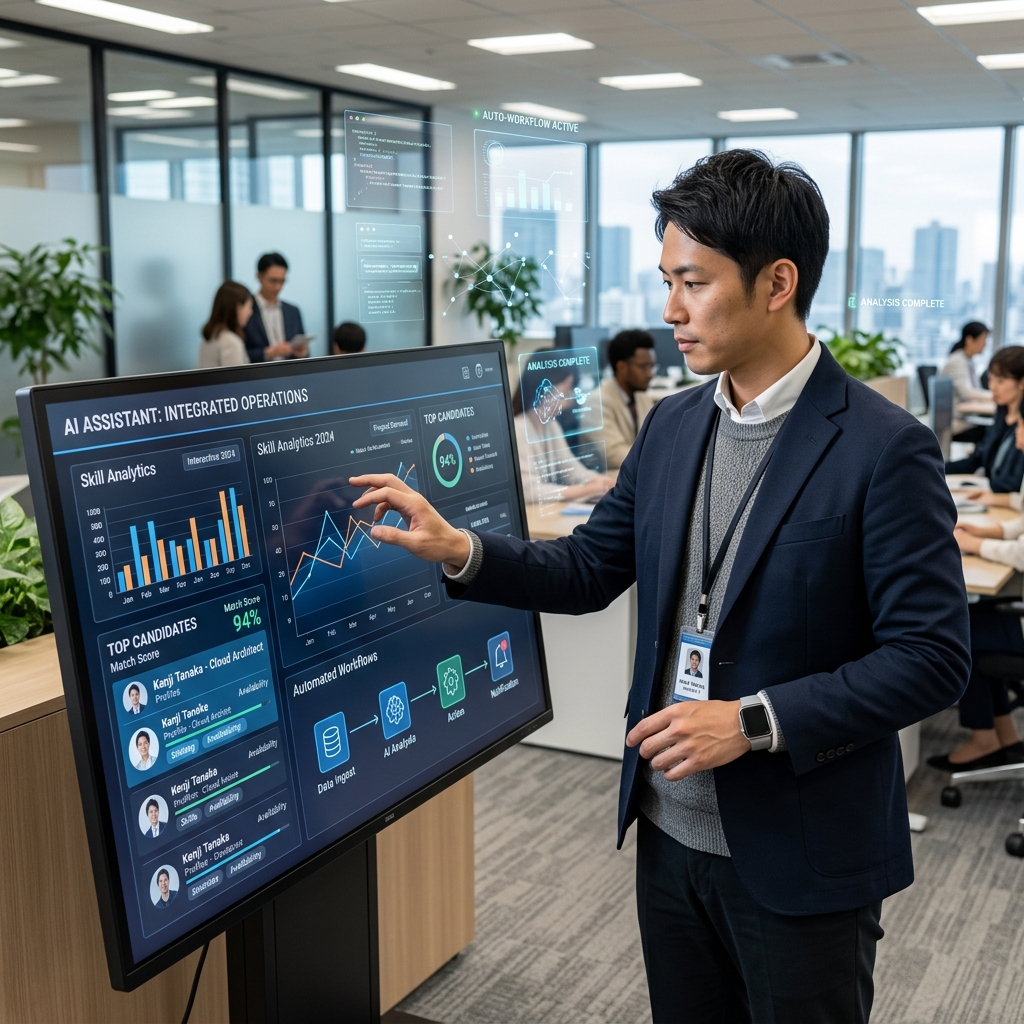 AIツールを使って業務を効率化するSES営業担当者